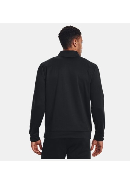 Fleece 1/4 Zip Erkek Siyah Günlük Sweatshirt.001 fiyatları