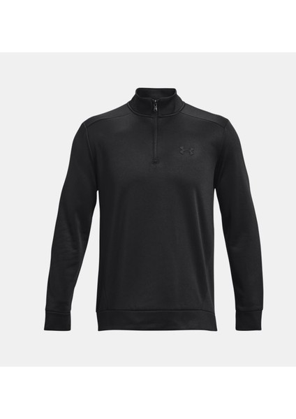 Fleece 1/4 Zip Erkek Siyah Günlük Sweatshirt.001 fırsatları