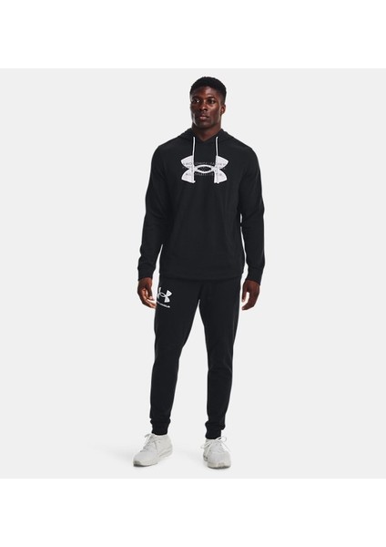 Under Armour Erkek UA Rival Terry Logo Kapüşonlu Üst 1373382-001