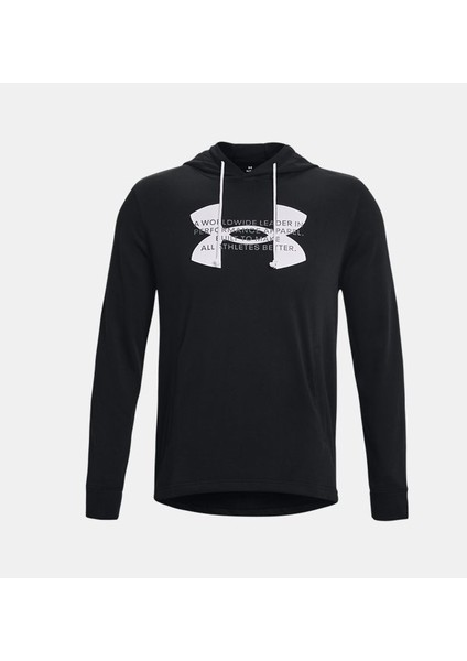 Under Armour Erkek UA Rival Terry Logo Kapüşonlu Üst 1373382-001