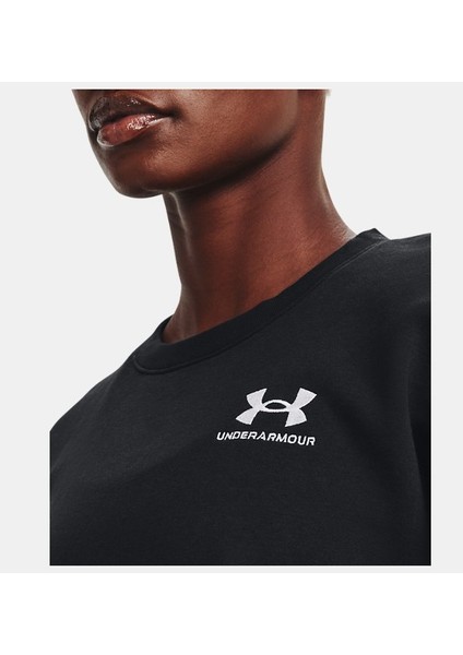 Kadın UA Essential Fleece Bisiklet Yaka 1373032-001 indirimleri