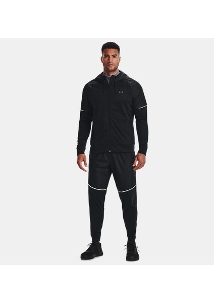 Erkek Armour Fleece® Storm Tam Boy Fermuarlı Kapüşonlu Üst 1373781-001