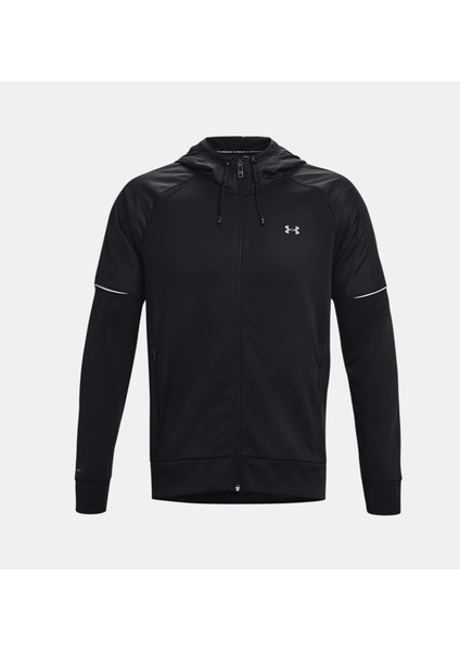 Erkek Armour Fleece® Storm Tam Boy Fermuarlı Kapüşonlu Üst 1373781-001