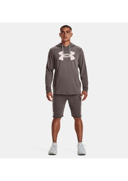 Under Armour Erkek UA Rival Terry Logo Kapüşonlu Üst 1373382-176