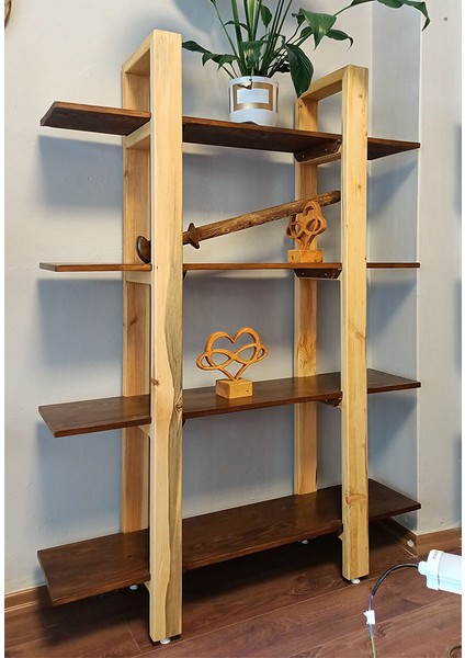 Kitaplık Masif Ahşap Çalışma Odası & Işyeri Kitaplık Dolap Dekoratif Raf A-162 fiyatları