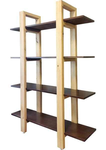 Kitaplık Masif Ahşap Çalışma Odası & Işyeri Kitaplık Dolap Dekoratif Raf A-162 modelleri