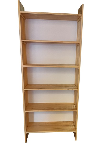 Kitaplık Dolap Masif Ahşap Ev ve Işyeri Kitaplık Raf A180-K1 indirimleri