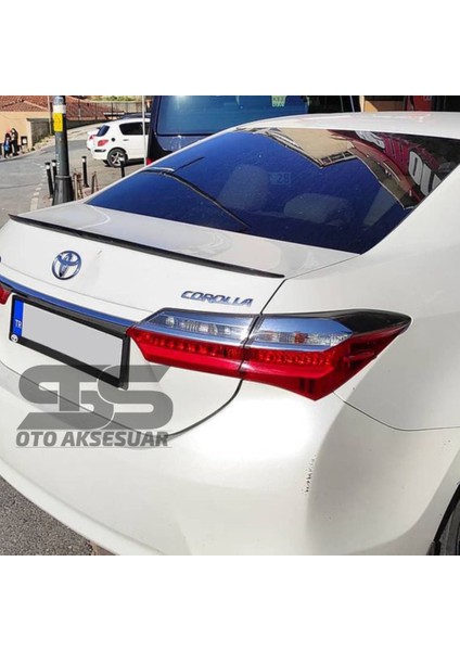 Toyota Corolla 2013-2018 Sedan Bagaj Üstü Spoiler Piano Black