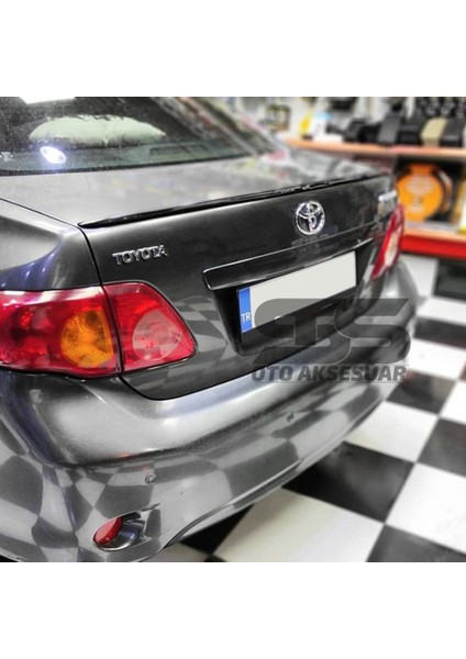 Toyota Corolla 2007 - 2011 Bagaj Üstü Slim Spoiler Parlak Siyah indirimleri