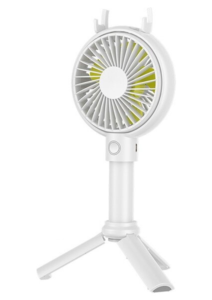 Kablosuz Şarjlı El Tipi Mini Fan Vantilatör Soğutucu 2000MAH
