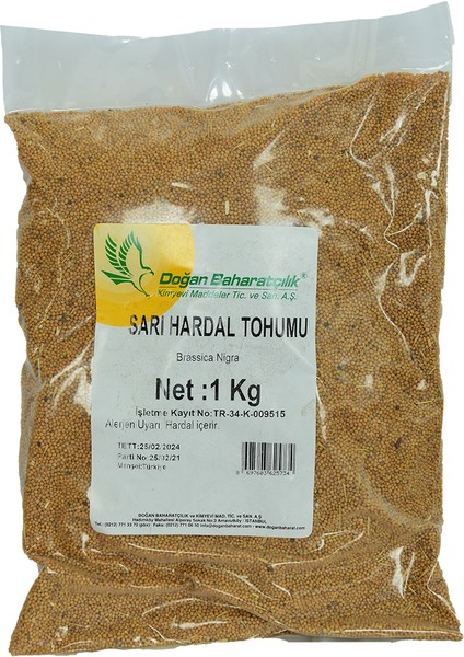 Hardal Tohumu Tane Sarı 1 kg