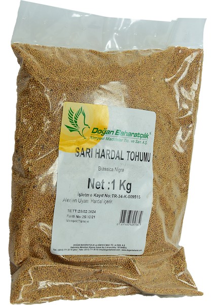 Hardal Tohumu Tane Sarı 1 kg