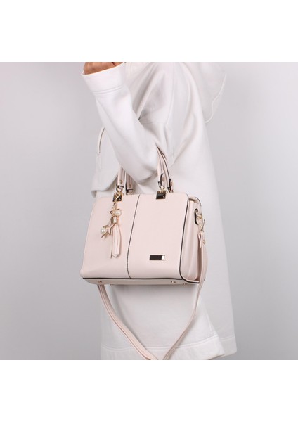 M903 Krem Suni Deri Bayan Çapraz El ve Omuz Çantası fiyatları