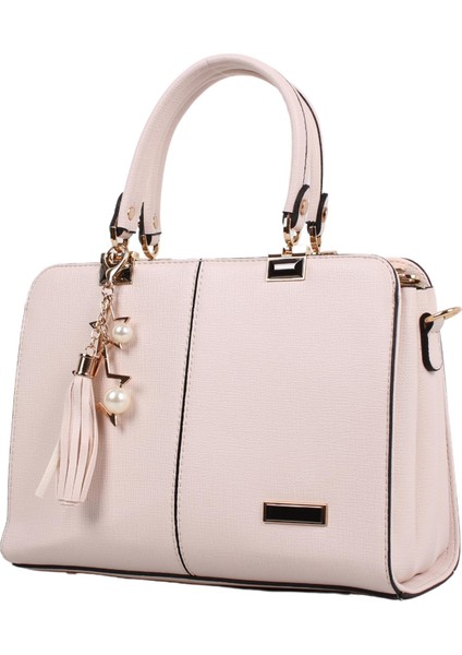 M903 Krem Suni Deri Bayan Çapraz El ve Omuz Çantası fırsatları