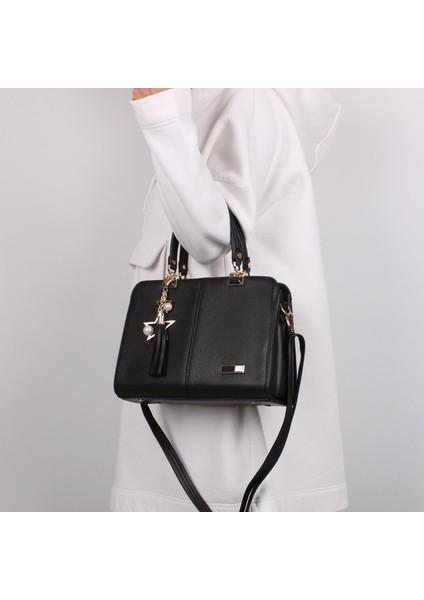 M903 Siyah Suni Deri Bayan Çapraz El ve Omuz Çantası fiyatları