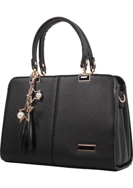 M903 Siyah Suni Deri Bayan Çapraz El ve Omuz Çantası modelleri