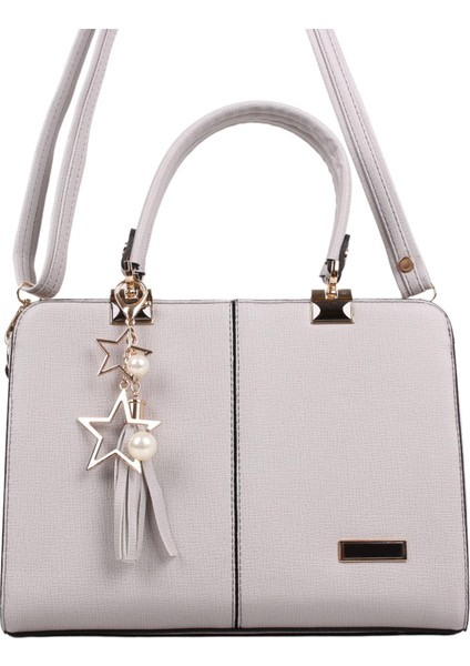 M903 Açık Gri Suni Deri Bayan Çapraz El ve Omuz Çantası indirimleri