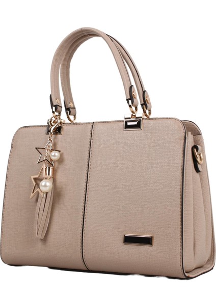M903 Açık Vizon Suni Deri Bayan Çapraz El ve Omuz Çantası fırsatları