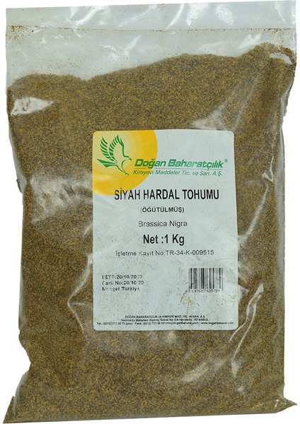 Hardal Tohumu Öğütülmüş Siyah 1 kg