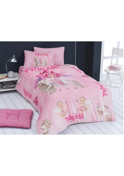 Prenses Genç ve Çocuk Uyku Seti Pembe