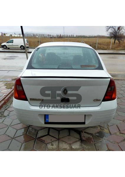 Renault Clio 2 Bagaj Üstü Slim Spoiler Parlak Siyah Piano Black 2001-2008 fiyatları
