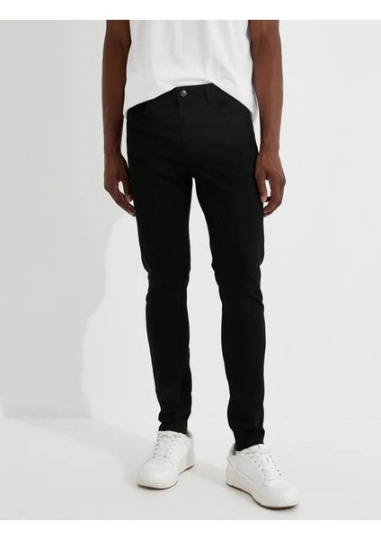 Erkek Jean Pantolon Siyah 3WAM40007BD