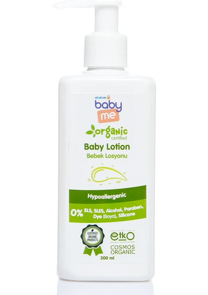 Baby Me Organik Bebek Losyonu 300 ml