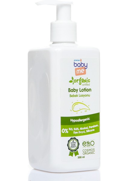 Baby Me Organik Bebek Losyonu 300 ml