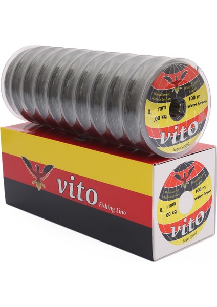 050 mm 100 M Makara Misina Water Green fiyatları