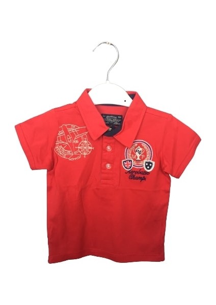 Kırmızı Polo Yaka T-Shirt