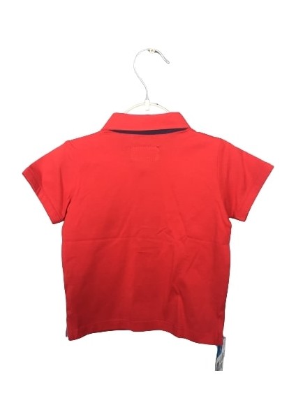 Kırmızı Polo Yaka T-Shirt