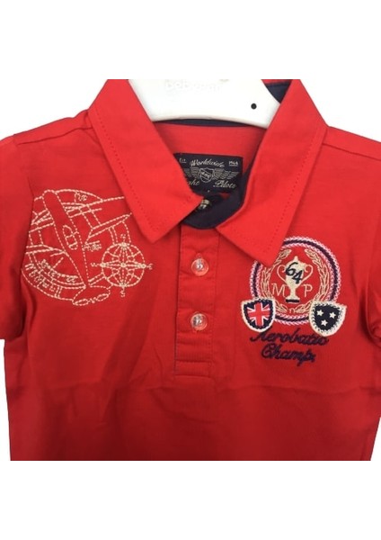 Kırmızı Polo Yaka T-Shirt