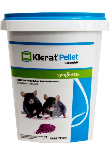 Syngenta Klerat Pellet Fare Zehirleri 80 gr