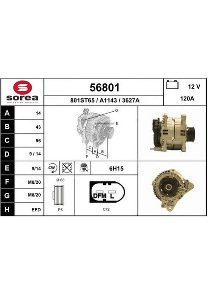 Crafter Sprinter Ayna Kapağı 2009 - 2013 Sağ Oem NO:8111122