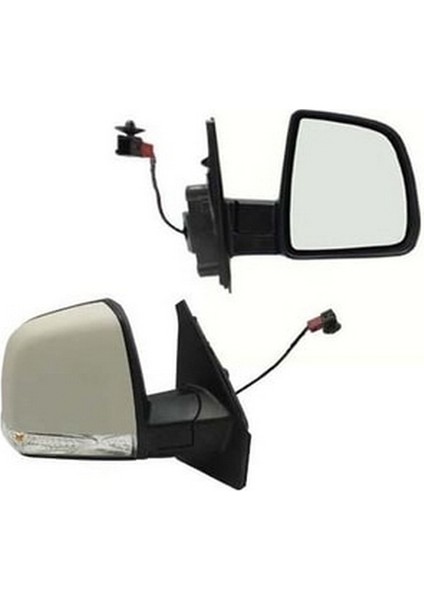 Doblo Elektrikli Ayna 2010 Sonrası Sinyalli Tek Camlı Sensörlü Astarlı Sağ Oem NO:735528039