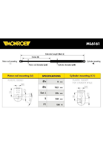 Bmw F30 F30 Lci F80 M3 F35 F35 Lci 2010 2018 Motor Kaput Amortisörü (Oem NO:51247259763)