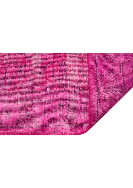 Gerçek El Dokuma Eskitme Vintage Halı 1,44 x 2,59 cm cm 8884