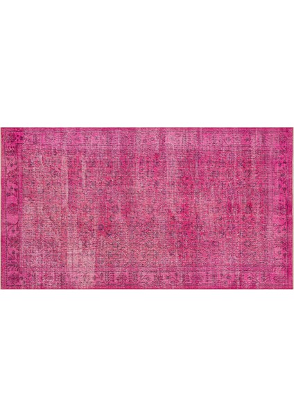 Gerçek El Dokuma Eskitme Vintage Halı 1,44 x 2,59 cm cm 8884