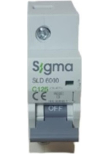 125A C/6ka W Otomatik Sigorta (4lü) Sigma