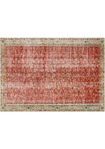 Eşsiz Anadolu Vintage Eskitme El Dokuma Halı 1,48 x 2,12 cm cm 8936