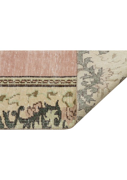 Klasik Modern Vintage Eskitme El Dokuma Halı 1,56 x 2,62 cm cm 8950 modelleri