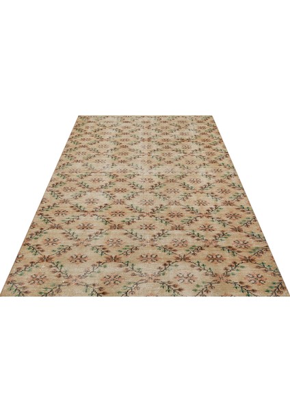 Eşsiz 100% Yün El Dokuma Vintage Halı 1,59 x 2,37 cm cm 8963