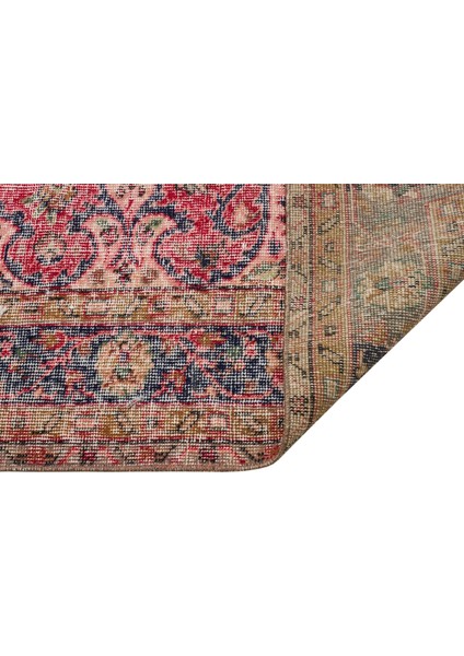 Eşsiz Anadolu Vintage Eskitme El Dokuma Halı 1,66 x 2,72 cm cm 8970