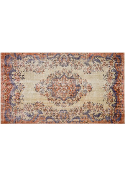 Gerçek El Dokuma Eskitme Vintage Halı 1,5 x 2,58 cm cm 8971 modelleri