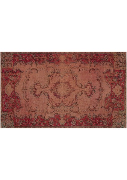 Eşsiz Anadolu Vintage Eskitme El Dokuma Halı 1,77 x 2,85 cm cm 8977