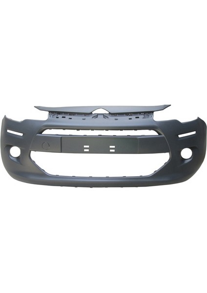 Cıtroen C3 - 2014 - 2016 Ön Tampon Siyah Astarlı Sis - Panjur Delikli Phıra Oem No: 1609965980