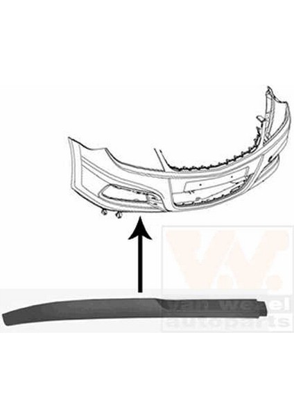 Opel Vectra C 2006 2008 Tampon Alt Lastiği Ön Sağ Spor Tampon Harıç (Oem NO:1400358)