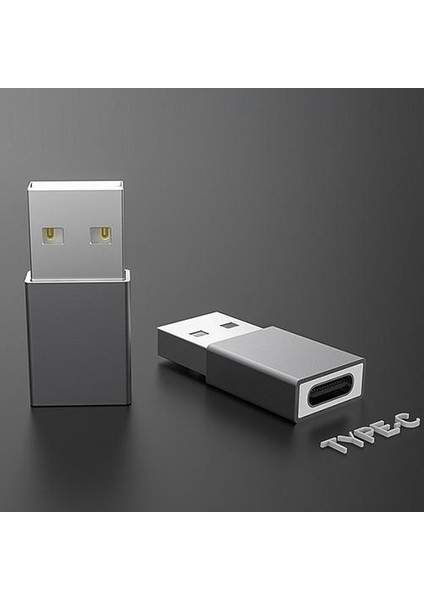 Polham Mini USB To Type C Çevirici Dönüştürücü Adaptör, 5A Ultra Hızlı Şarj ve Data Aktarım