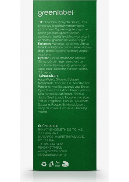 Pre+Probiyotik Anti Aging Serum 30 ml