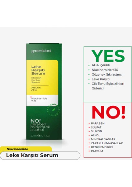 Aha, Arbutin + %10 Niacinamide Leke Karıştı Serum 30 ml